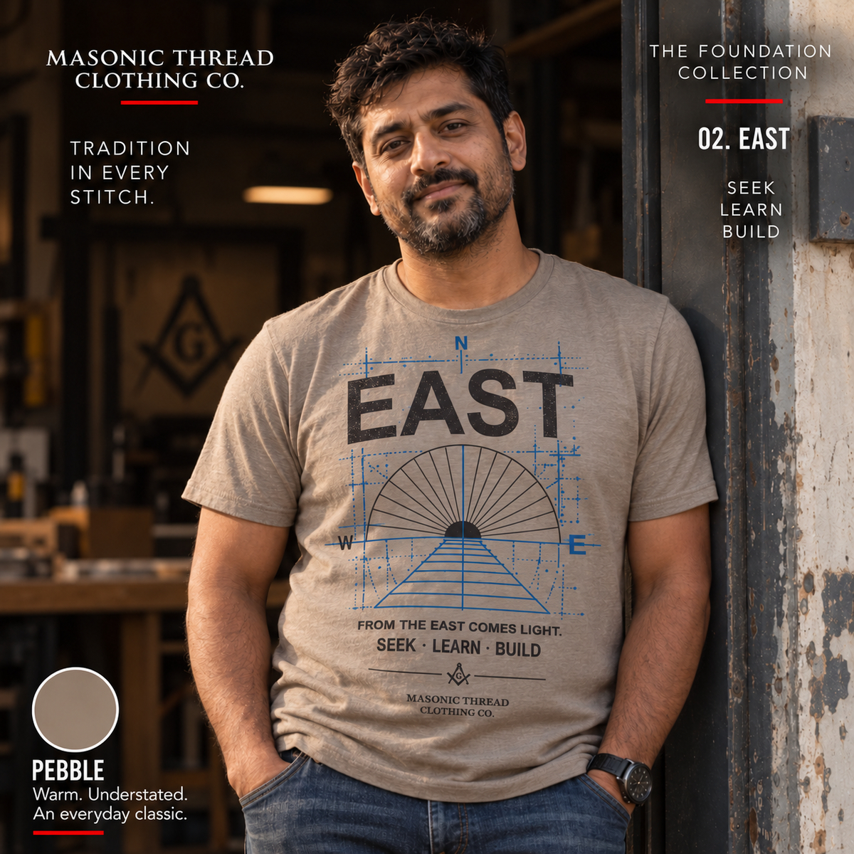 East Masonic Graphic T-Shirt | FOUNDATION