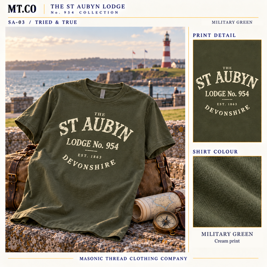 St Aubyn Lodge No. 954 | Tried & True Masonic T-Shirt | The Originals