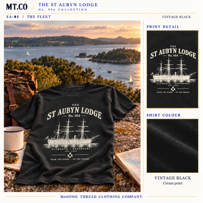 St Aubyn Lodge No. 954 | The Fleet Masonic T-Shirt |  The Originals