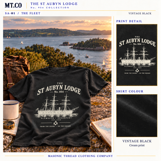 St Aubyn Lodge No. 954 | The Fleet Masonic T-Shirt |  The Originals
