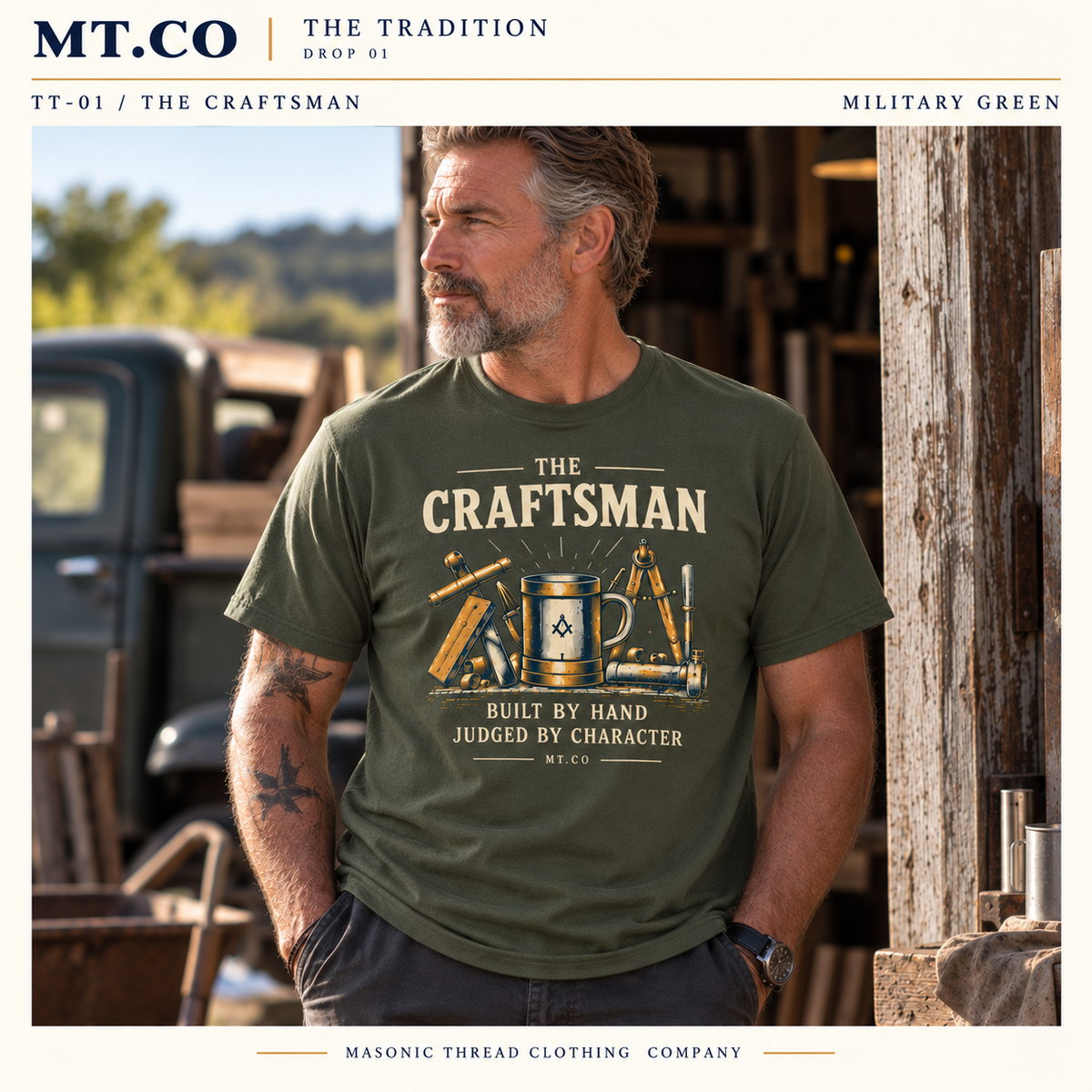 The Craftsman Masonic T-Shirt | TRADITION