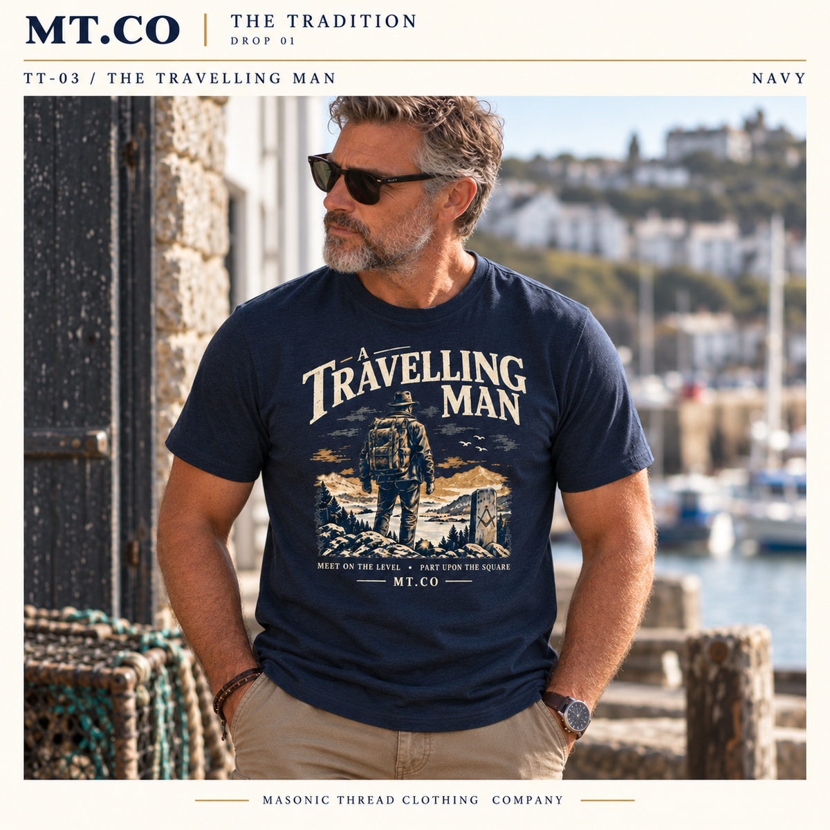 The Travelling Man Masonic T-Shirt | TRADITION