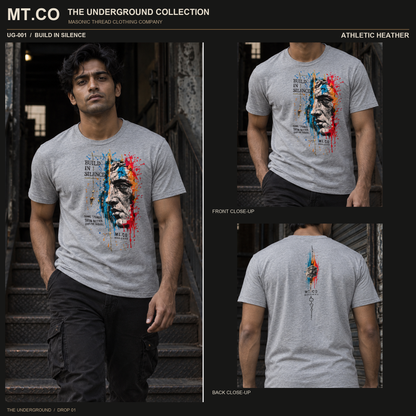 Build in Silence Masonic Streetwear T-Shirt | UNDERGROUND