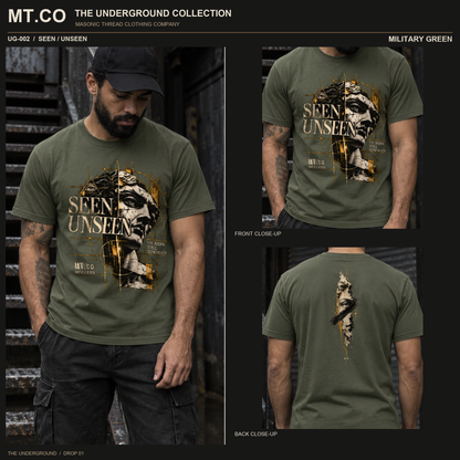 SEEN / UNSEEN Masonic Streetwear T-Shirt | UNDERGROUND