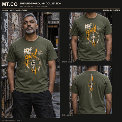 Keep Your Centre Masonic Streetwear T-Shirt | UNDERGROUND